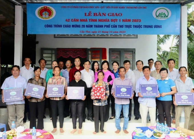 Đến cuối năm 2023, Cần Thơ phấn đấu hoàn thành xây dựng 132 căn nhà tình nghĩa, với kinh phí hơn 9,2 tỷ đồng từ nguồn vận động xã hội hoá.
