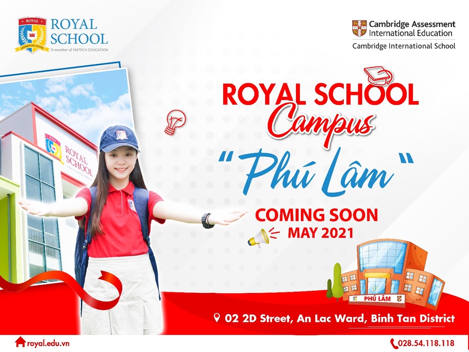 Royal School sẽ ra mắt cơ sở mới vào tháng 5/2021 - 1 Royal School sẽ ra mắt cơ sở mới vào tháng 5/2021 - 1