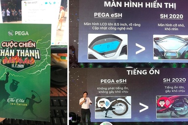 Lấy hình ảnh không được phép, Pega ví mình với Honda như Ronaldo và Messi