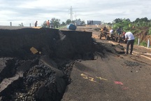 Khởi tố vụ đường 250 tỉ đồng vừa làm xong đã sụt lún như động đất