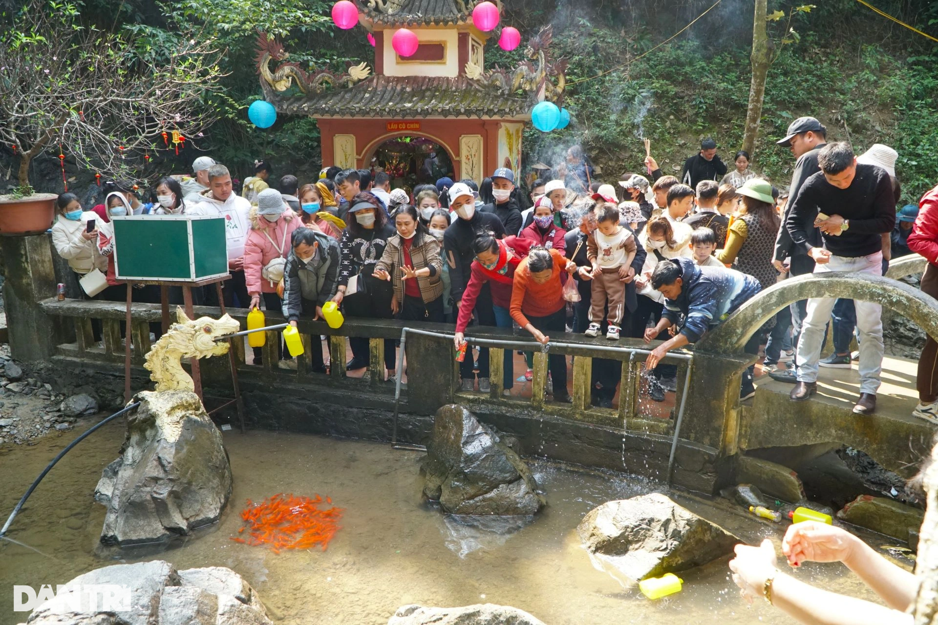 Hàng vạn người chen chân xin nước thánh cầu may đầu năm mới - 11 Hàng vạn người chen chân xin nước thánh cầu may đầu năm mới - 11