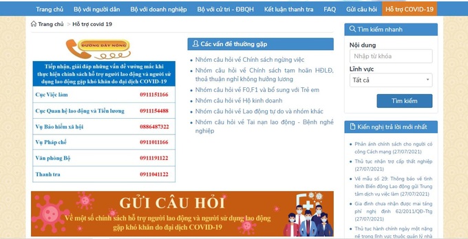 Bộ LĐ-TB&XH công bố Bộ Hỏi - Đáp về chi trả gói hỗ trợ 26.000 tỷ đồng - Ảnh 1.