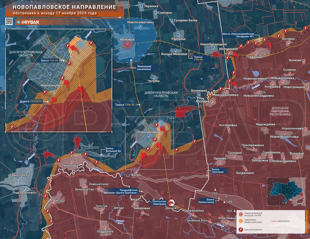 Chiến sự Ukraine 18/11: Trận chiến Pokrovsk bước vào giai đoạn quyết định - 7 Chiến sự Ukraine 18/11: Trận chiến Pokrovsk bước vào giai đoạn quyết định - 7