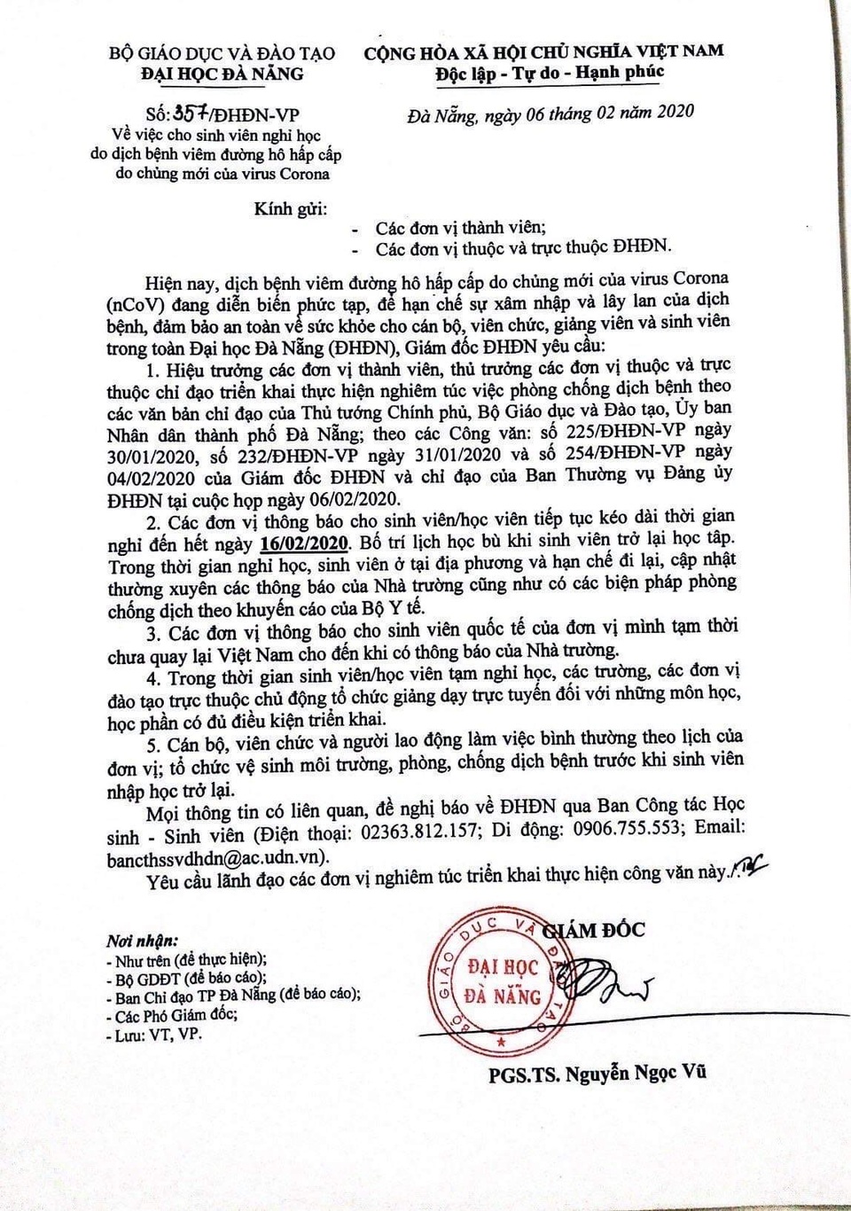 Sinh viên ĐH Đà Nẵng nghỉ học tiếp thêm một tuần - 1 Sinh viên ĐH Đà Nẵng nghỉ học tiếp thêm một tuần - 1