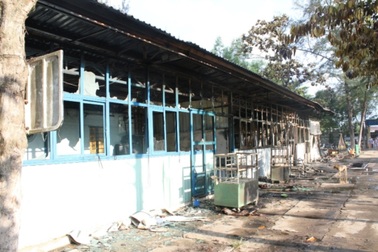 Cháy lớn tại trường tiểu học