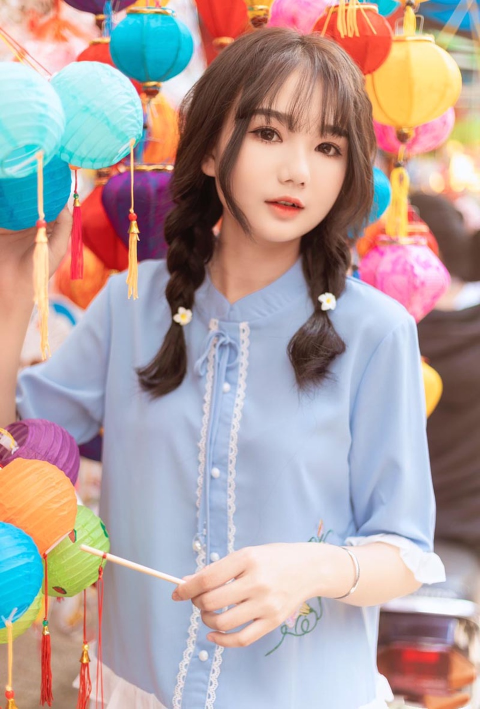 Nữ sinh xinh như búp bê rạng ngời đón mùa Trung thu - 6 Nữ sinh xinh như búp bê rạng ngời đón mùa Trung thu - 6