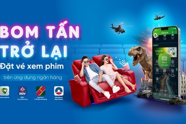 Khách hàng "chuộng" đặt vé xem phim trên ứng dụng ngân hàng