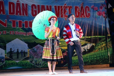 Hàng ngàn người dân tham gia Lễ hội văn hóa dân gian Việt Bắc trên đất Tây Nguyên