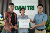 Gia đình bé Trúc Phương được hỗ trợ gần 150 triệu đồng