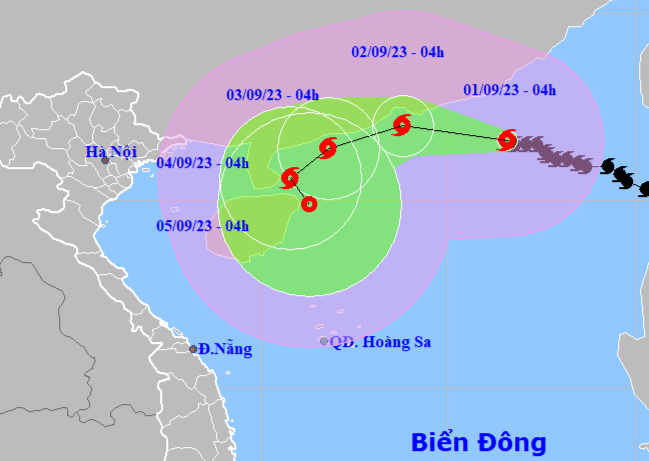 Bão Saola chuyển hướng, Nam Bộ mưa to 2 ngày đầu kỳ nghỉ - 1