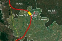 Tranh luận vị trí ga Nam Định trên tuyến đường sắt tốc độ cao Bắc - Nam