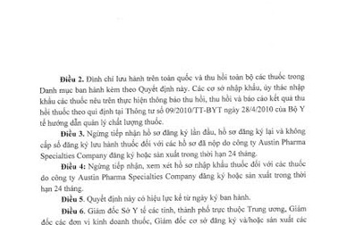 Phát hiện 2 công ty dược nước ngoài cung cấp thuốc không rõ nguồn gốc