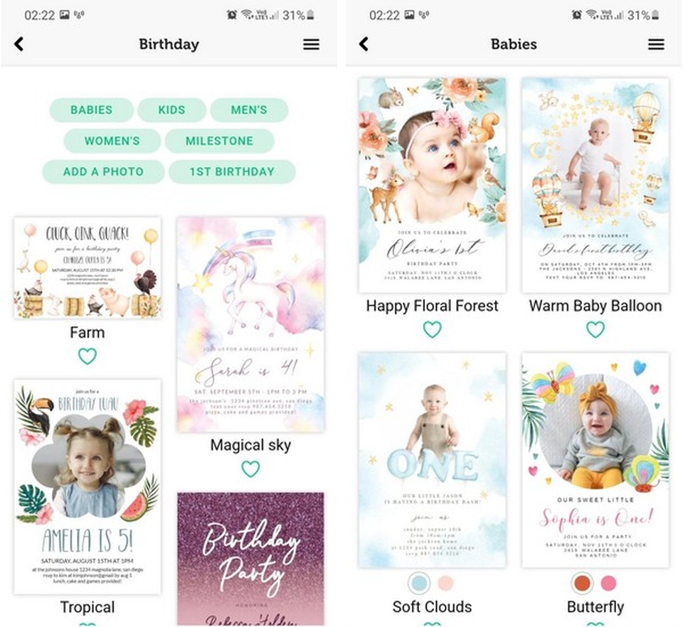 Ứng dụng giúp tự tạo tấm thiệp mời, thiệp mừng đẹp mắt và đầy nghệ thuật - 2 Ứng dụng giúp tự tạo tấm thiệp mời, thiệp mừng đẹp mắt và đầy nghệ thuật - 2