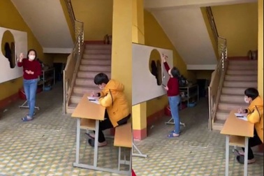 Gặp cô giáo trong khu cách ly, nam sinh được đặc cách dạy kèm miễn phí