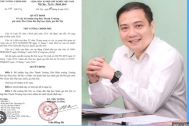 PGS sinh năm 1980 được bổ nhiệm Phó giám đốc ĐH Quốc gia Hà Nội