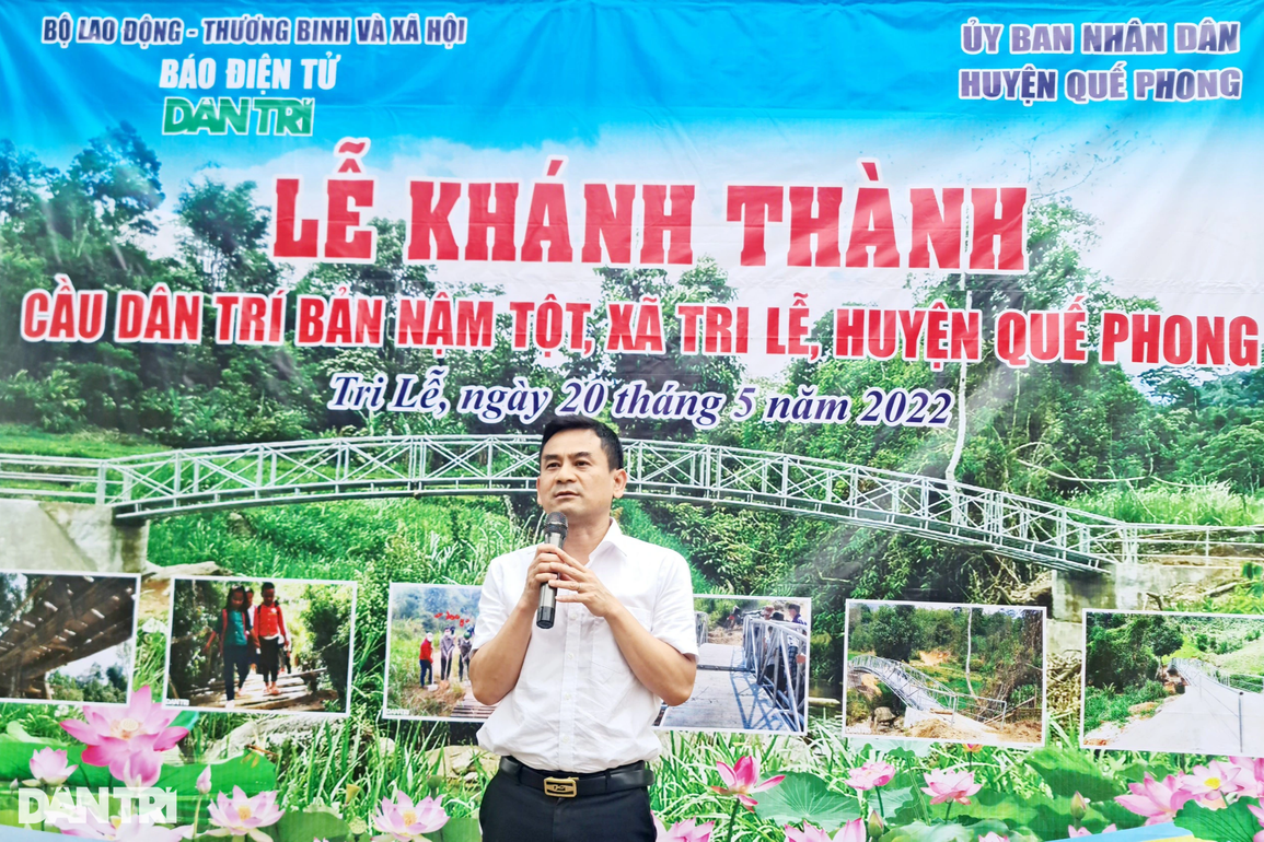 Khánh thành cầu Dân trí ở thung lũng khó khăn bậc nhất biên giới Việt - Lào - 2 Khánh thành cầu Dân trí ở thung lũng khó khăn bậc nhất biên giới Việt - Lào - 2