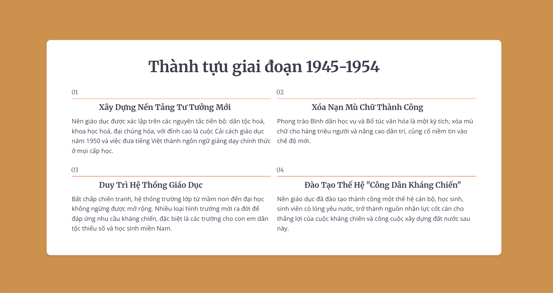 Hành trình 80 năm ngành Giáo dục: Những cuộc cải cách chấn hưng giáo dục - 3 Hành trình 80 năm ngành Giáo dục: Những cuộc cải cách chấn hưng giáo dục - 3