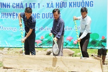 Khởi công xây dựng cầu Dân trí thứ 13 tại Nghệ An