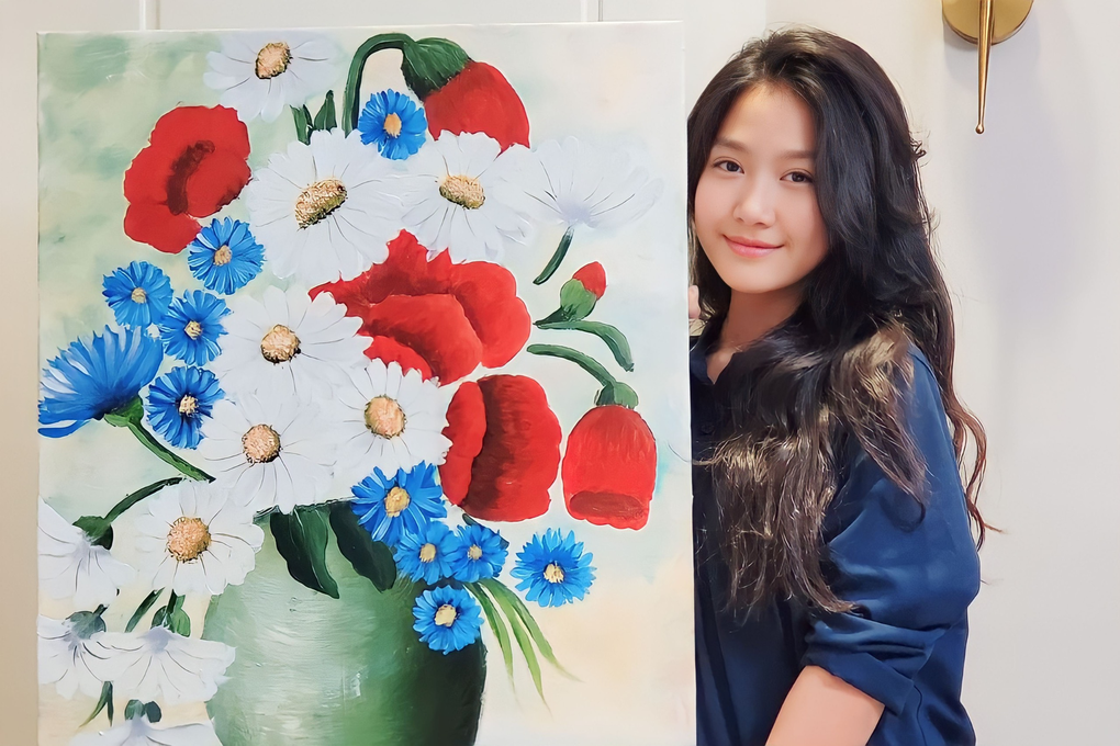Con gái Mạnh Trường ngày càng xinh đẹp, muốn làm diễn viên giống bố - 5 Con gái Mạnh Trường ngày càng xinh đẹp, muốn làm diễn viên giống bố - 5