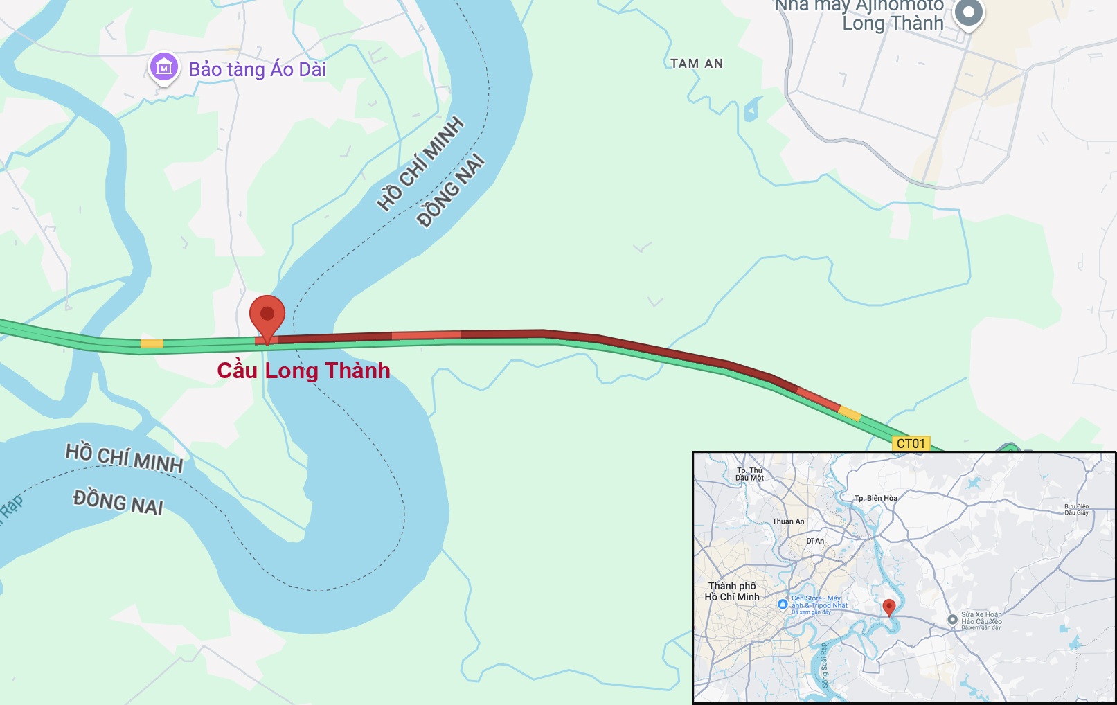 Kemacetan lalu lintas di Ho Chi Minh City - Long Thanh Expressway mencapai 5 km akibat perbaikan jembatan - 2 Cao tốc TPHCM - Long Thành kẹt xe kéo dài hơn 5km vì sửa cầu - 2
