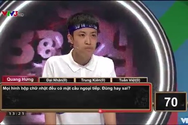 Nam sinh Bắc Ninh chạm mốc điểm kỷ lục phần thi Khởi động Olympia