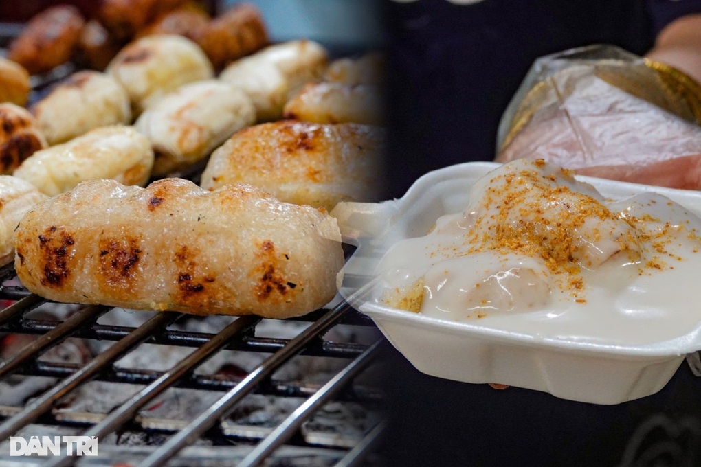 Grilled banana shop has a turnover of 20 million VND/day, Western customers wait in the rain to buy - 2