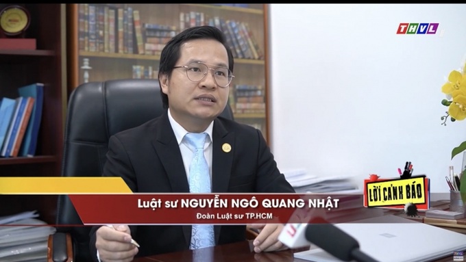 Luật sư Nguyễn Ngô Quang Nhật - Đoàn Luật sư TP.HCM bày tỏ quan điểm.