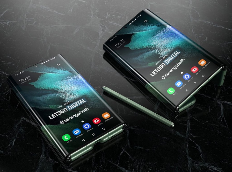 Lộ thiết kế máy tính bảng màn hình gập 3 độc đáo của Samsung - 4 Lộ thiết kế máy tính bảng màn hình gập 3 độc đáo của Samsung - 4