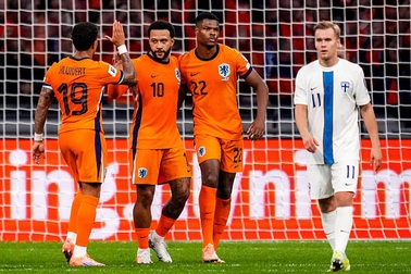 Đội tuyển Hà Lan thắng đậm Phần Lan ở vòng loại World Cup 2026