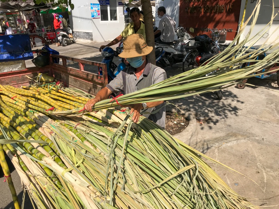 Trắng đêm bán mía mưu sinh ngày đầu năm - 7 Trắng đêm bán mía mưu sinh ngày đầu năm - 7