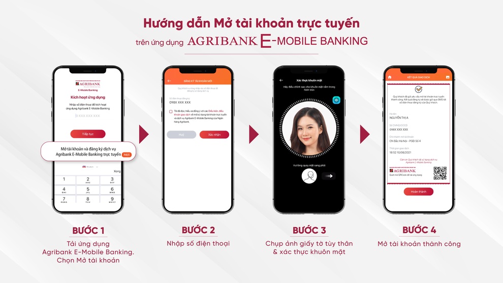 Mở tài khoản trực tuyến Agribank, nhận ngay 100 nghìn đồng - 2 Mở tài khoản trực tuyến Agribank, nhận ngay 100 nghìn đồng - 2