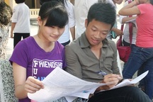 Thí sinh “thở phào” hoàn thành môn thi cuối 