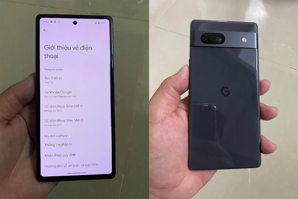 Smartphone Pixel 7a chưa ra mắt đã bị rò rỉ hình ảnh thực tế tại Việt Nam - 1 Smartphone Pixel 7a chưa ra mắt đã bị rò rỉ hình ảnh thực tế tại Việt Nam - 1