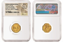 Đồng xu vàng La Mã kỷ niệm vụ ám sát Caesar có giá 97 tỷ đồng