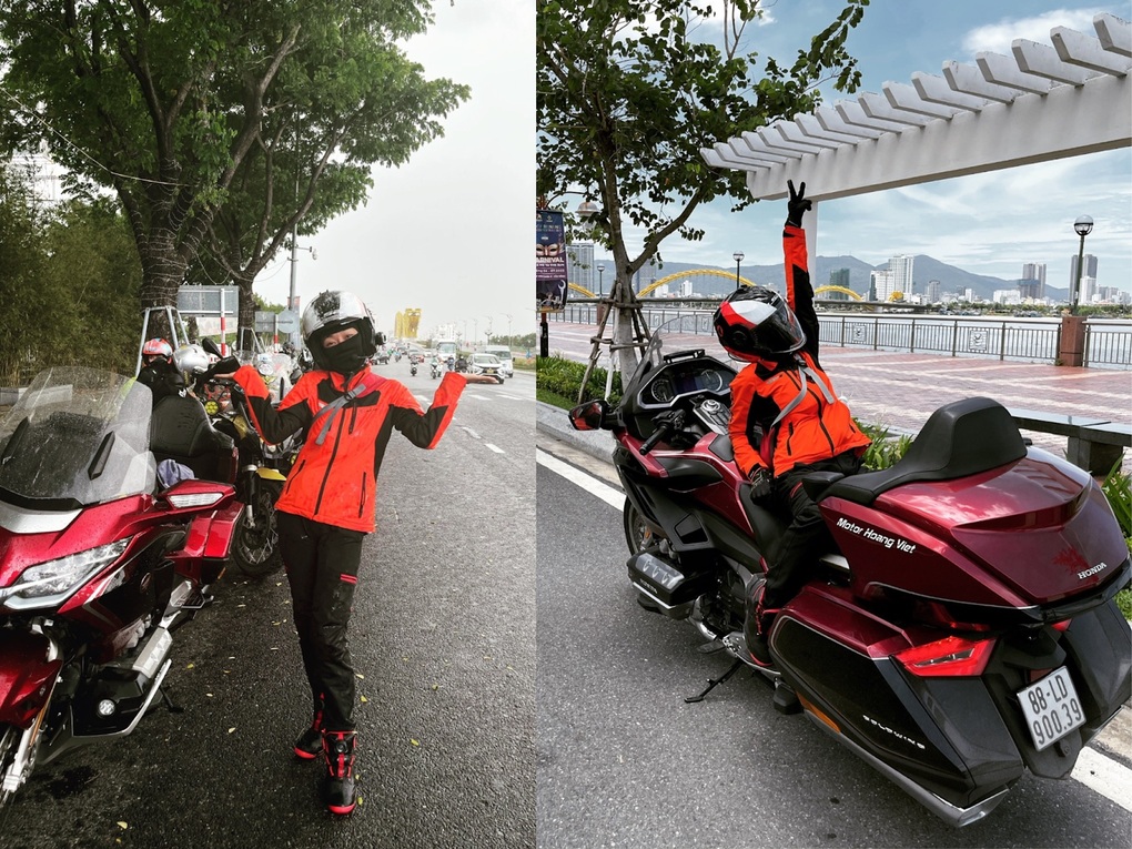 Nữ biker 9x xinh đẹp xuyên Việt trên chiếc motor 1800cc - 2 Nữ biker 9x xinh đẹp xuyên Việt trên chiếc motor 1800cc - 2