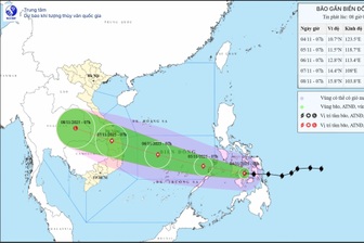 Bão Kalmaegi rất mạnh, 6/11 có thể ảnh hưởng trực tiếp Đà Nẵng, Khánh Hòa