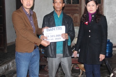 Gần 30 triệu đồng đến với hoàn cảnh anh Trần Văn Sơn