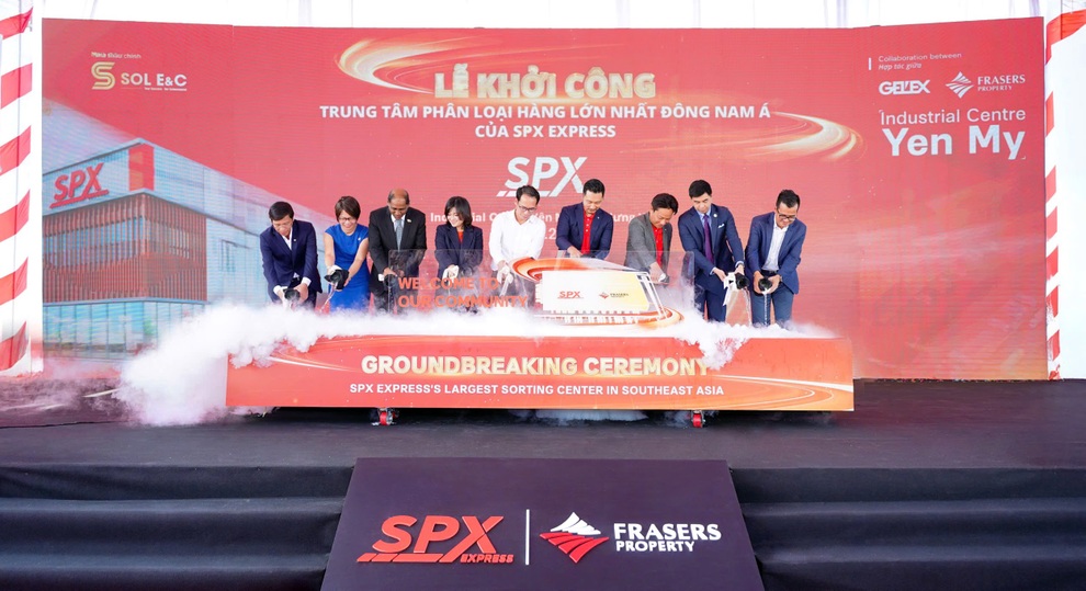 SPX Express khởi công trung tâm phân loại hàng hóa 17ha tại Hưng Yên - 1