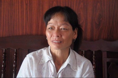 Cô Dung không cầm lòng được khi nhắc đến con trai.