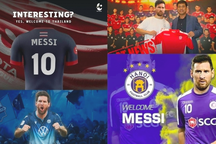 Báo Thái Lan đăng hình ảnh Messi gia nhập… V-League