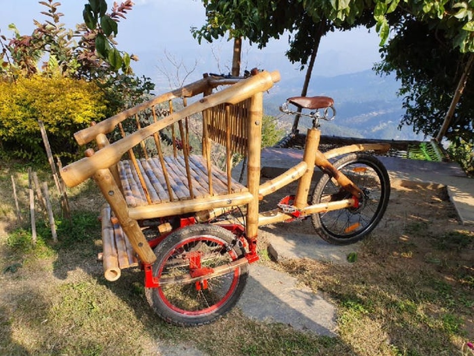 Độc đáo mẫu xe đạp điện đa năng bằng tre ở Nepal - 7 Độc đáo mẫu xe đạp điện đa năng bằng tre ở Nepal - 7