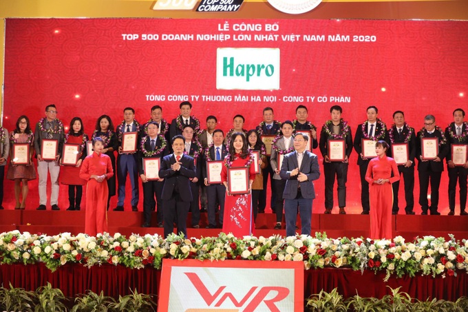 Hapro - 14 năm liên tiếp được vinh danh Top 500 doanh nghiệp lớn nhất Việt Nam - Ảnh 1.