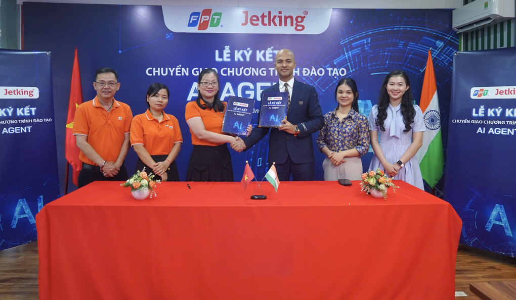 FPT hợp tác Jetking Ấn Độ chuyển giao chương trình đào tạo AI Agent - 2 FPT hợp tác Jetking Ấn Độ chuyển giao chương trình đào tạo AI Agent - 2