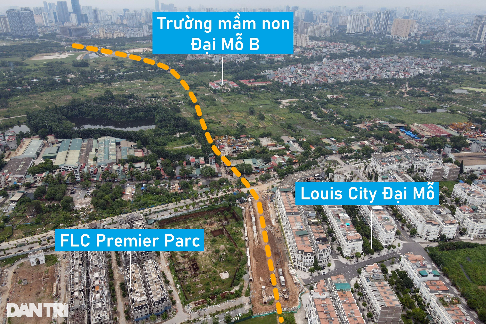 Hiện trạng 2 trục đường quy hoạch đi qua khu đô thị mới Dương Nội - 11 Hiện trạng 2 trục đường quy hoạch đi qua khu đô thị mới Dương Nội - 11