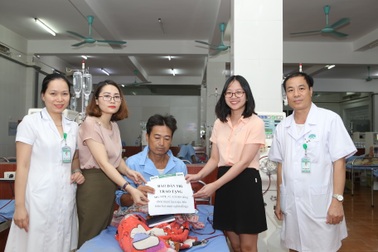 Hơn 42 triệu đồng của bạn đọc Dân trí đến với người đàn ông cận kề cái chết