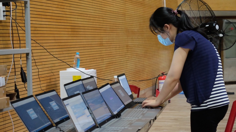 Diễn tập ứng phó tình huống khó tại bệnh viện dã chiến - 11