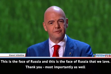 Chủ tịch FIFA: "World Cup đã thay đổi quan điểm của thế giới nước Nga"