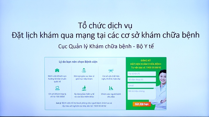 Sẽ có hệ thống đặt lịch khám chữa bệnh trực tuyến trên toàn quốc - Ảnh 1. Sẽ có hệ thống đặt lịch khám chữa bệnh trực tuyến trên toàn quốc - Ảnh 1.