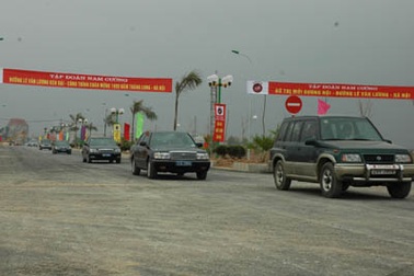 Thông xe tuyến đường mừng đại lễ 1.000 năm Thăng Long - Hà Nội