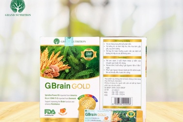 Grand Nutrition ra mắt dòng sản phẩm cao cấp mới: Cốm trí não GBrain Gold